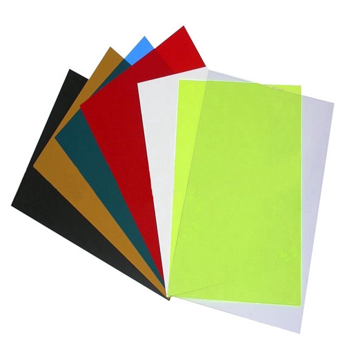  colored PVC Plastic Sheet for Cover