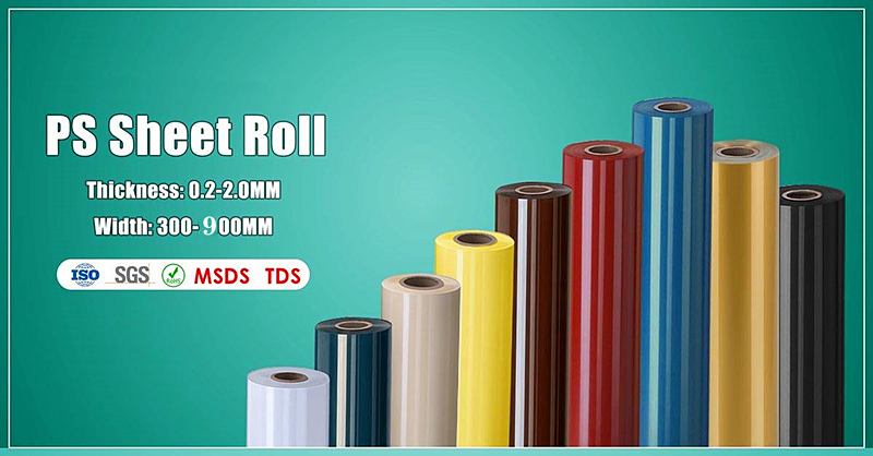 Frosted White PS Polystyrene Plastic Sheet Roll For Thermoforming