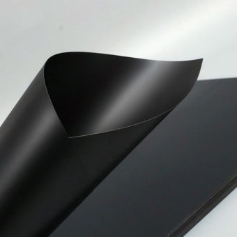 Black plastic PET sheet for thermoforming